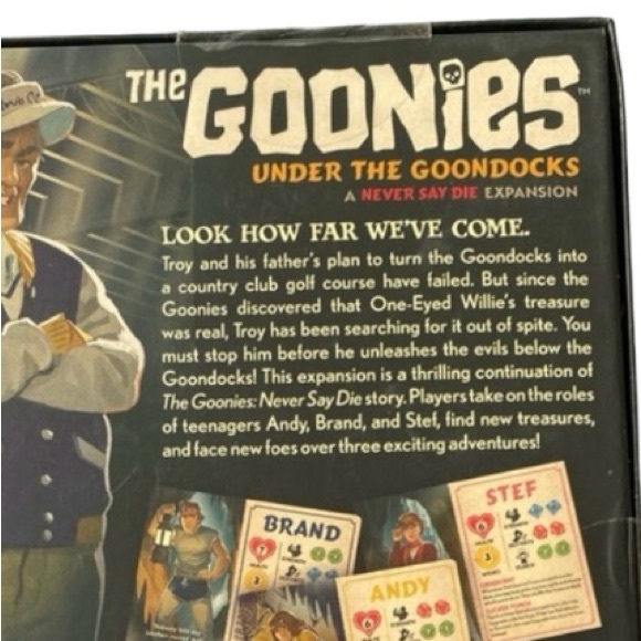 FUNKO GAMES THE GOONIES‎ UNDER THE GOONDOCKS A NEVER SAY DIE EXPANSION - Picture 3 of 3